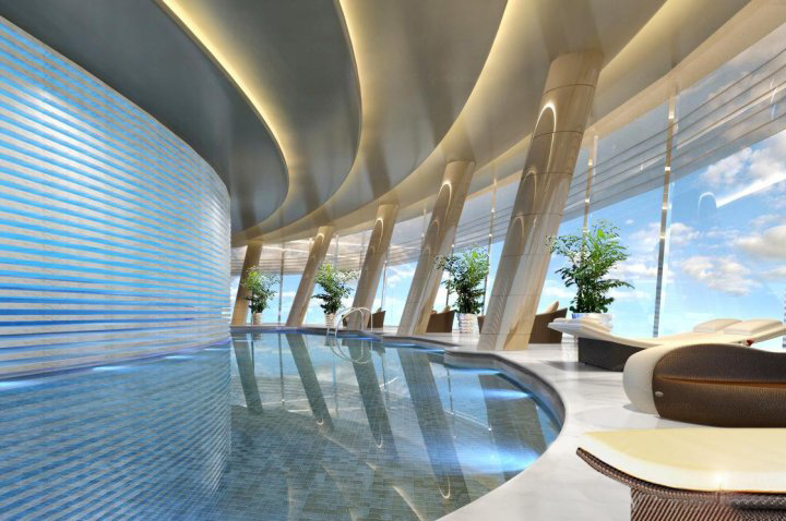 泳池三集一體熱泵營造舒適恒溫的游泳環境